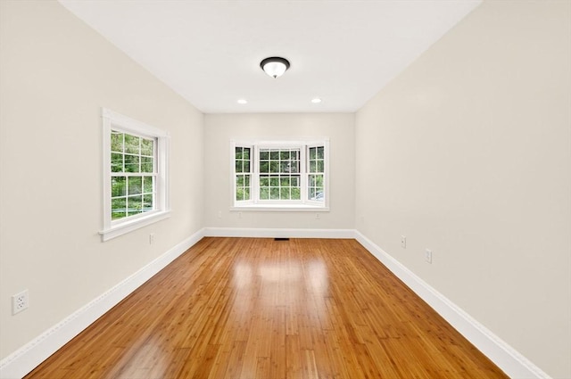 70 Hancock St, Whitman, MA 02382 - spare room featuring light wood-type flooring and recessed lighting