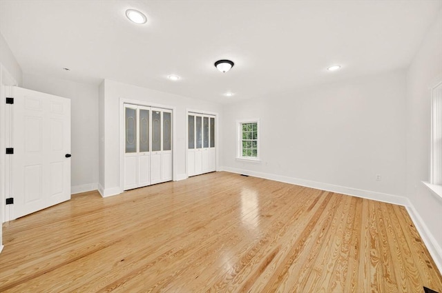 70 Hancock St, Whitman, MA 02382 - unfurnished room featuring light wood-style floors and recessed lighting