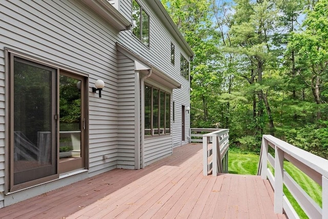 230 Prospect St, Franklin, MA 02038 - view of wooden terrace