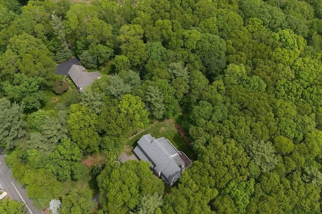 230 Prospect St, Franklin, MA 02038 - aerial overview of property's location featuring a forest