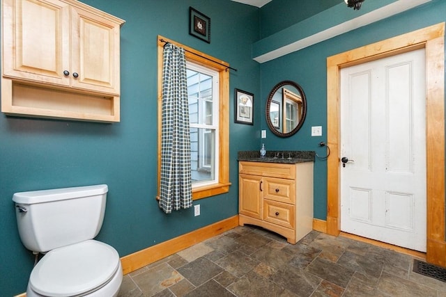 13 Mullin Ave, Quincy, MA 02169 - bathroom with vanity and stone finish floors