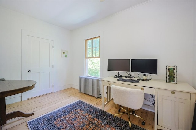 5 Pleasant St, Bourne, MA 02532 - office space featuring radiator and light wood-type flooring