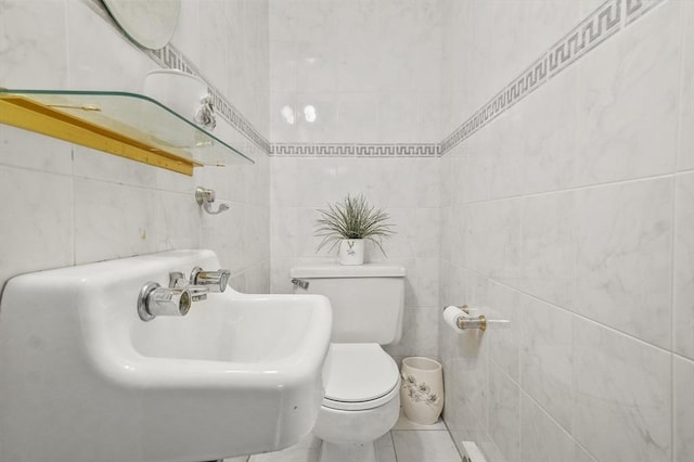 29 Vine St Unit 8, Winchester, MA 01890 - half bath with tile walls and a sink