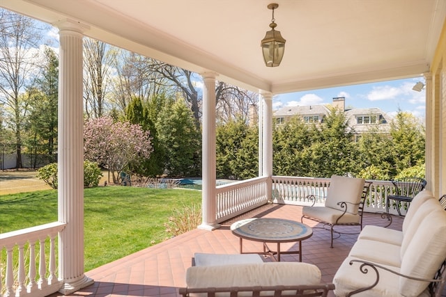 view of patio