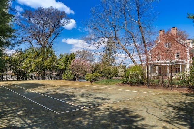 view of sport court