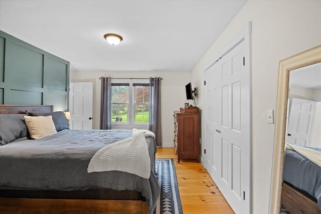 44 Prospect Rd, Plympton, MA 02367 - bedroom featuring light wood-style floors and a closet