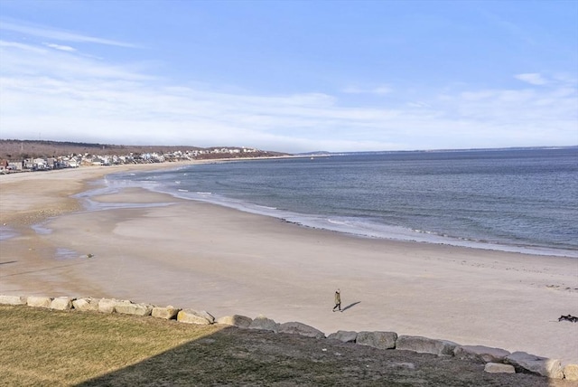 water view featuring a view of the beach