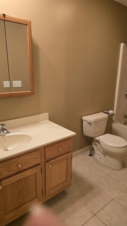 18 Palmer Rd Unit 7, Monson, MA 01080 - full bathroom featuring vanity, tile patterned floors, and shower / bath combination