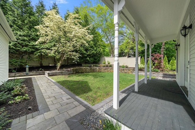 view of yard
