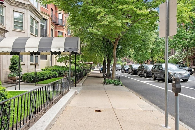 250 Beacon Unit 1B, Boston, MA 02116 - view of asphalt road featuring sidewalks and curbs