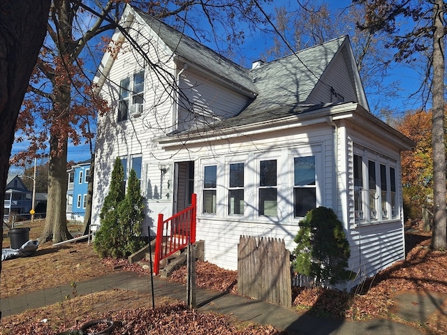 view of property exterior