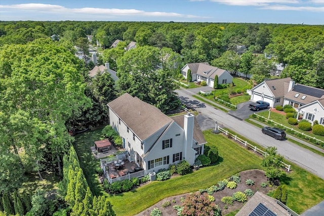 80 Schooner Ln, Barnstable, MA 02601 - drone / aerial view of a heavily wooded area