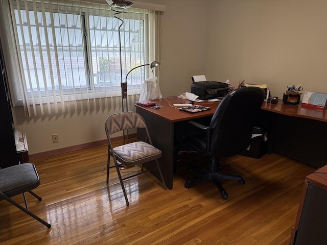 127 Sumner St, Milton, MA 02186 - office area with wood finished floors and baseboards