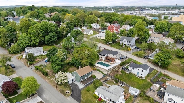 152 Audubon Ave, Braintree, MA 02184 - aerial overview of property's location with nearby suburban area
