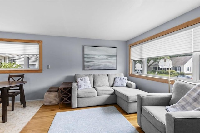 2 Wedgewood Rd, Dover, NH 03820 - living area with wood finished floors and baseboards