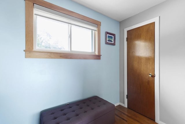 2 Wedgewood Rd, Dover, NH 03820 - doorway with wood finished floors and baseboards
