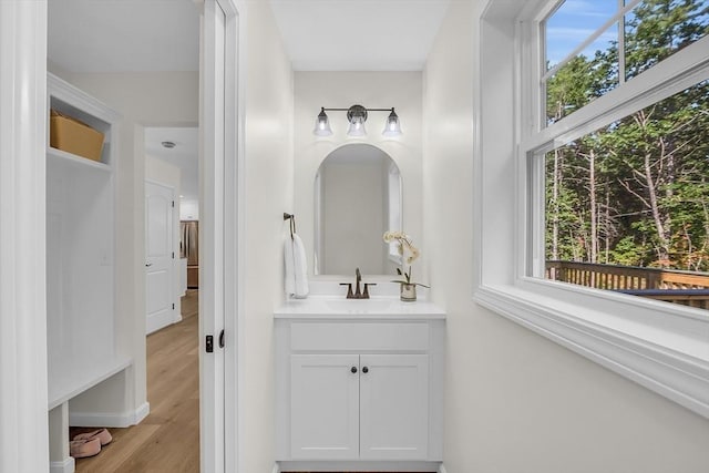L-244 Doyle Ave, Winchendon, MA 01475 - bathroom featuring vanity and wood finished floors