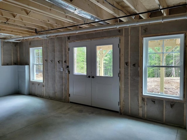 L-244 Doyle Ave, Winchendon, MA 01475 - doorway to outside featuring french doors and concrete flooring
