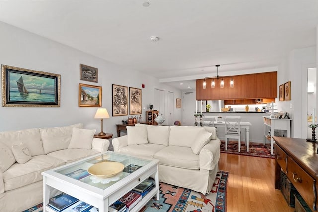 80 Broad St Unit 1002, Boston, MA 02110 - living room with light wood finished floors