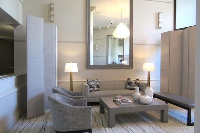 view of living area