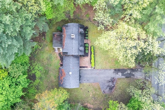 aerial view of property and surrounding area