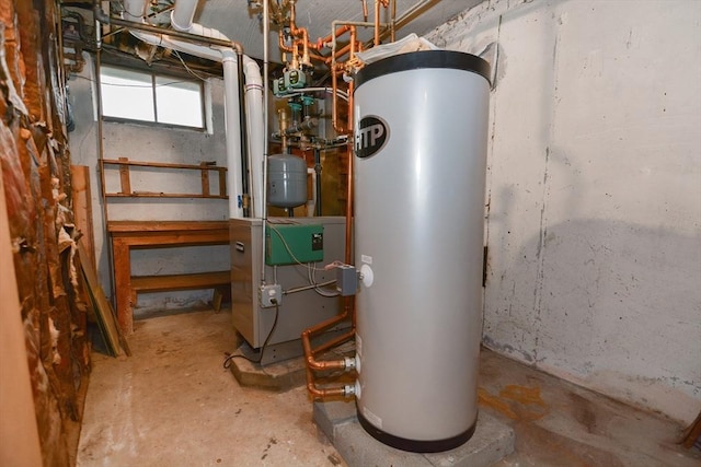 utilities featuring gas water heater