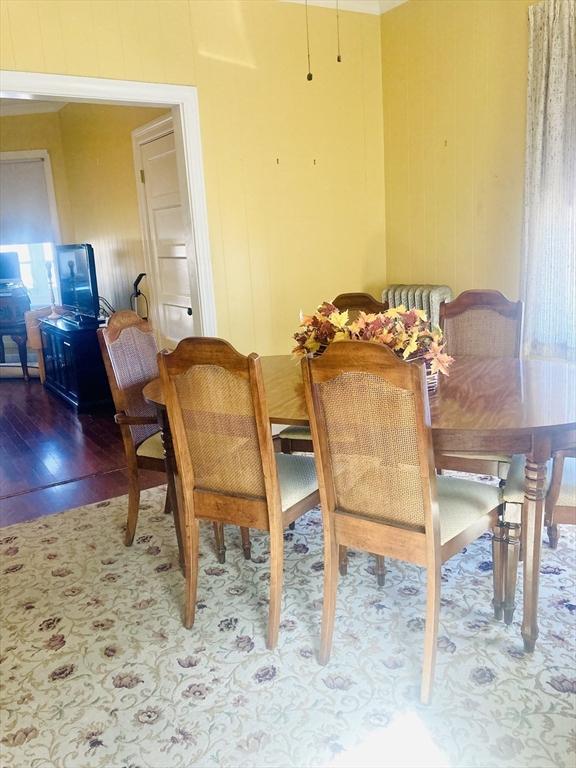 1123 S Broadway, East Providence, RI 02914 - dining area with wood finished floors