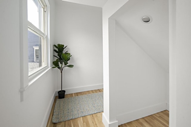 17 Bow Street Pl Unit 2, Somerville, MA 02143 - hall with wood finished floors and baseboards