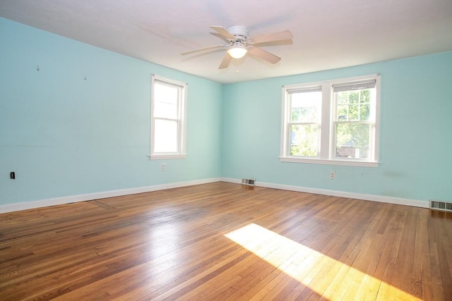 42 Giasson St, Hudson, MA 01749 - unfurnished room featuring a ceiling fan, wood-type flooring, and baseboards