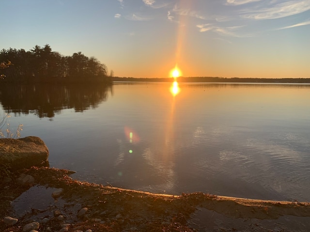 property view of water