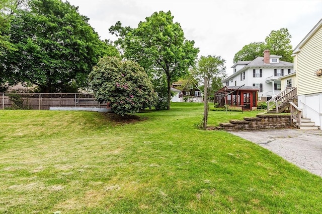 34 Worcester St, Grafton, MA 01519 - view of yard with stairs