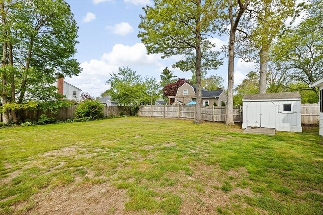 216 Waltham St, Hanson, MA 02341 - view of yard featuring a shed and an outbuilding