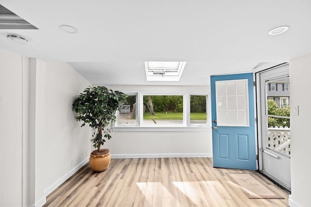 216 Waltham St, Hanson, MA 02341 - bonus room featuring wood finished floors, baseboards, healthy amount of natural light, and recessed lighting