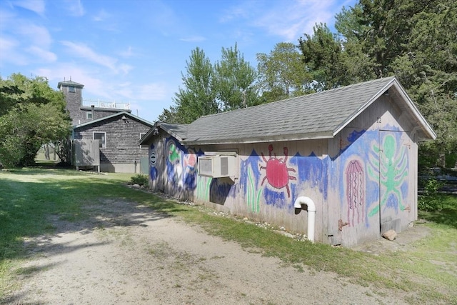 view of horse barn