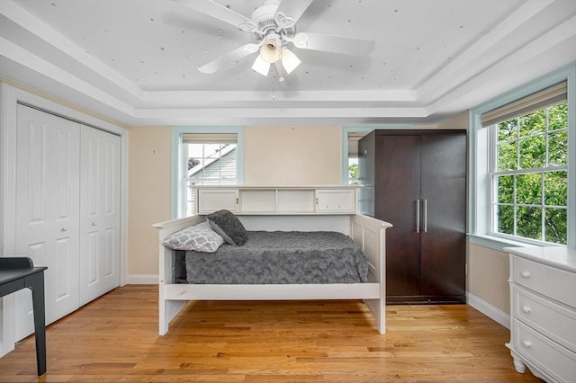 44 Sachem St, Waltham, MA 02451 - bedroom with a tray ceiling and multiple windows