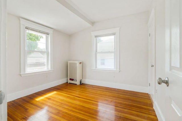204 Maple St, Boston, MA 02132 - empty room with wood finished floors and heating unit
