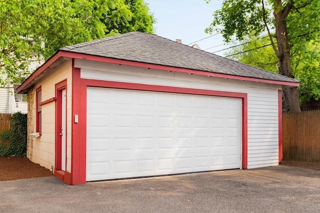 204 Maple St, Boston, MA 02132 - view of detached garage
