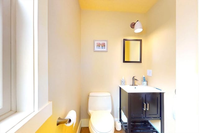 12 Lester Ter, Somerville, MA 02144 - half bathroom featuring toilet and vanity