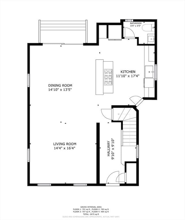 12 Lester Ter, Somerville, MA 02144 - room layout