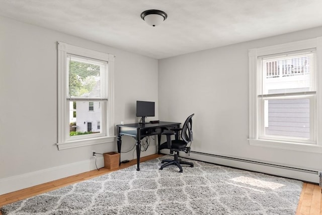 59-61 Elm St, Andover, MA 01810 - office space featuring wood finished floors and baseboard heating
