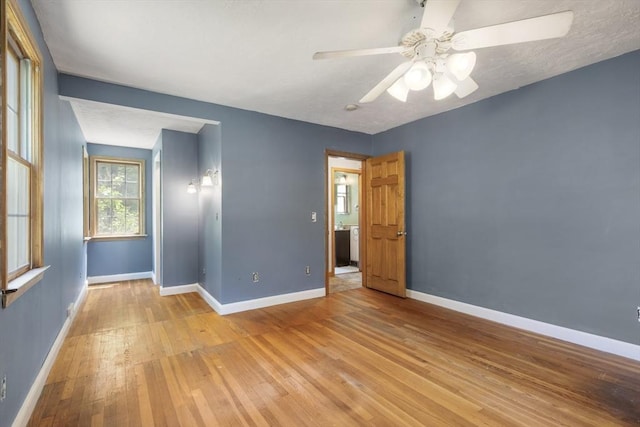 25 Hamilton Rd, Northborough, MA 01532 - spare room featuring light wood-type flooring and ceiling fan