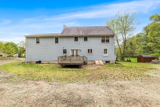 18 Candlewood Dr, Medway, MA 02053 - rear view of property with a deck