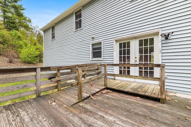 18 Candlewood Dr, Medway, MA 02053 - wooden terrace featuring french doors