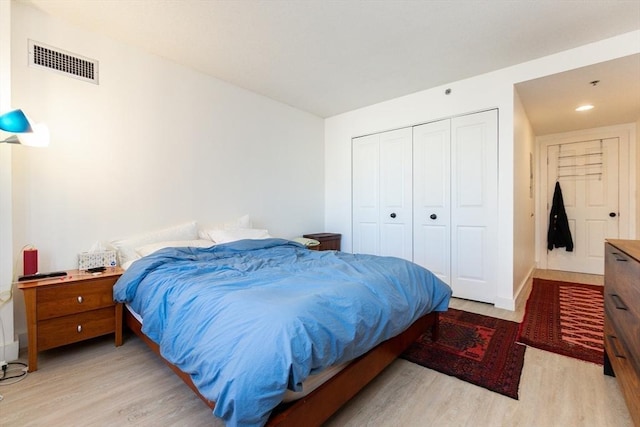 8-12 Museum Way Unit 1302, Cambridge, MA 02141 - bedroom with light wood finished floors and a closet