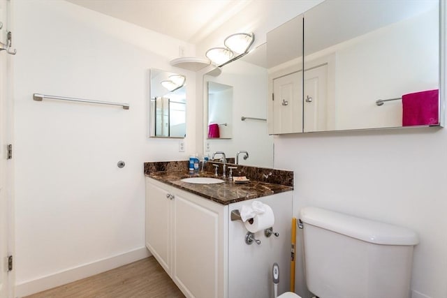 8-12 Museum Way Unit 1302, Cambridge, MA 02141 - bathroom with vanity and wood finished floors