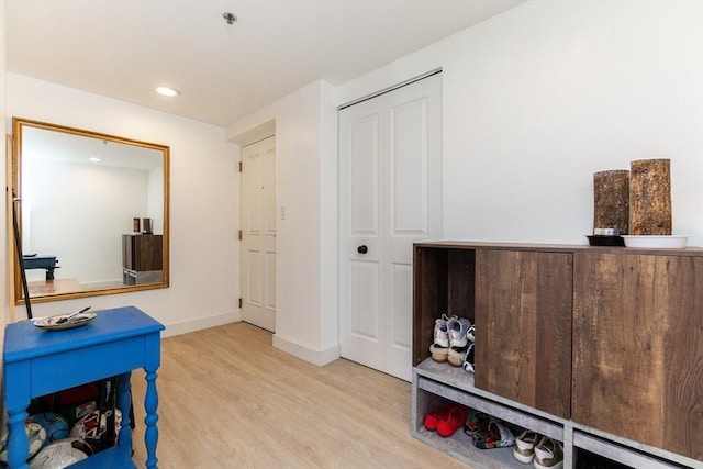8-12 Museum Way Unit 1302, Cambridge, MA 02141 - hallway featuring wood finished floors and recessed lighting