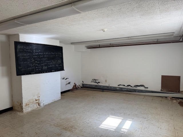 view of basement