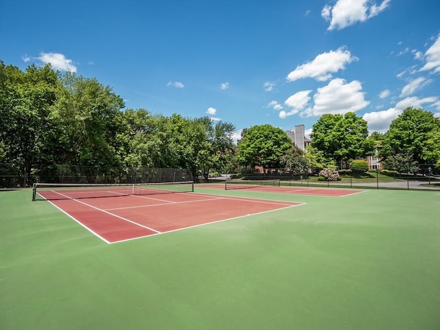 770 Salisbury Unit 302, Worcester, MA 01609 - view of tennis court featuring community basketball court