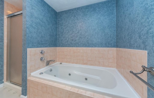 10 Eagle Rd, Winchendon, MA 01475 - bathroom featuring a tub with jets and a shower stall