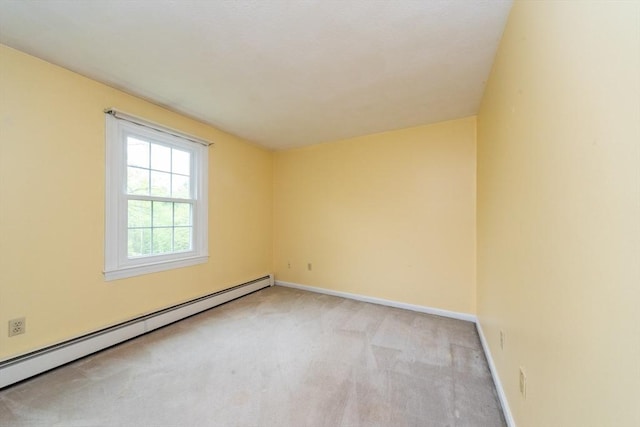 10 Eagle Rd, Winchendon, MA 01475 - unfurnished room featuring a baseboard radiator, carpet floors, and baseboards